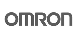 Omron logo (escala grises)