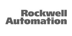 Rockwell Automation logo (escala grises)